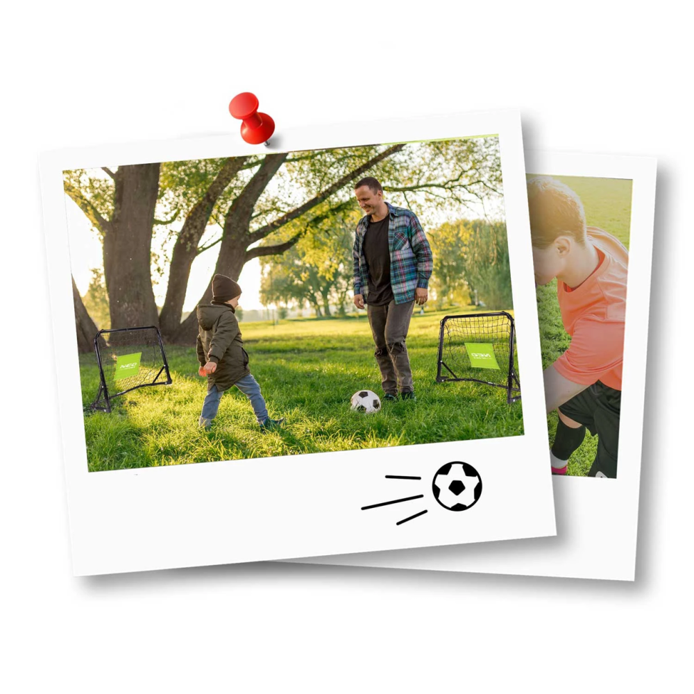 Врата футбольные Neo-Sport NS-461 60 x 45 x 25 см, черные Киев - изображение 8