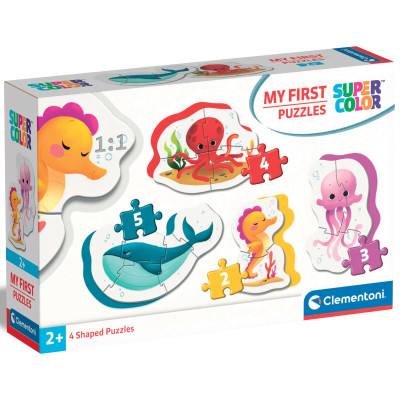 Пазл Clementoni 4 в 1 Sea Life, серия My First Puzzles (20835) Винница - изображение 1