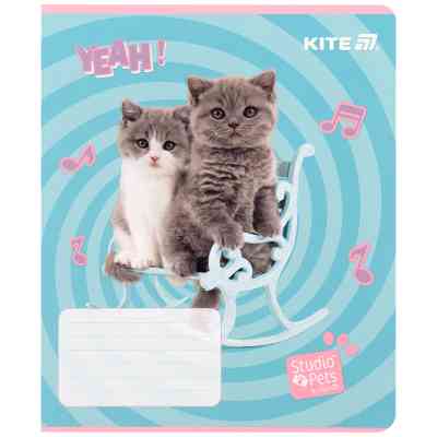 Тетрадь Kite Studio Pets, 12 листов, клетка (SP25-232) Винница