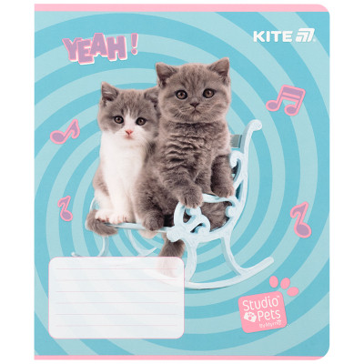 Тетрадь Kite Studio Pets, 12 листов, клетка (SP25-232) Винница - изображение 4