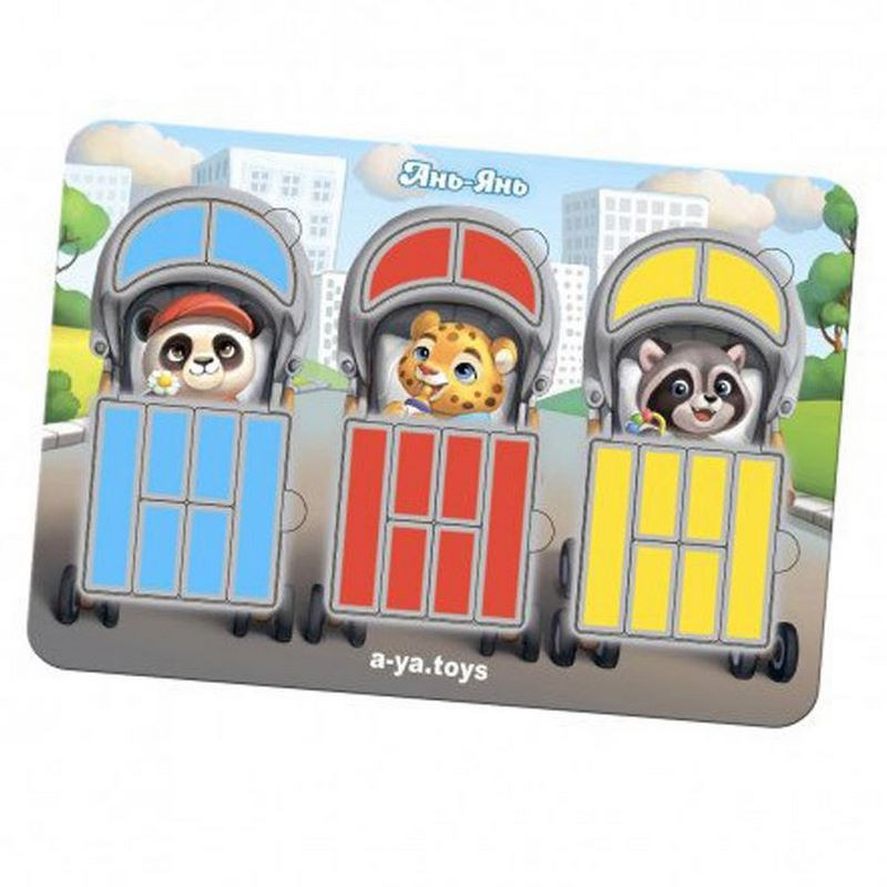 Деревянный пазл-сортер 