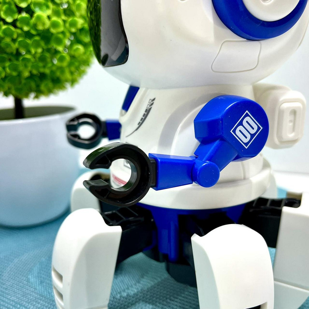 Робот на радіокеруванні Robot танцює мелодії підсвічування Біло-Синій (J1066A) Чернигов - изображение 3