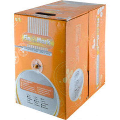 Кабель мережевий FinMark UTP 305м CAT6 4P 23AWG LSZH Or Pull Box (163151) Вінниця - фото 2