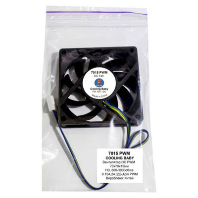 Кулер для корпуса Cooling Baby 7015 PWM Винница - изображение 3