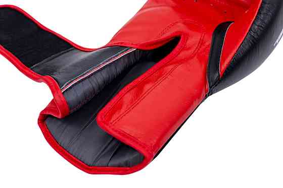Боксерські рукавички для боксу та єдиноборств чорні натуральна шкіра V`Noks Inizio 16 унцій Київ