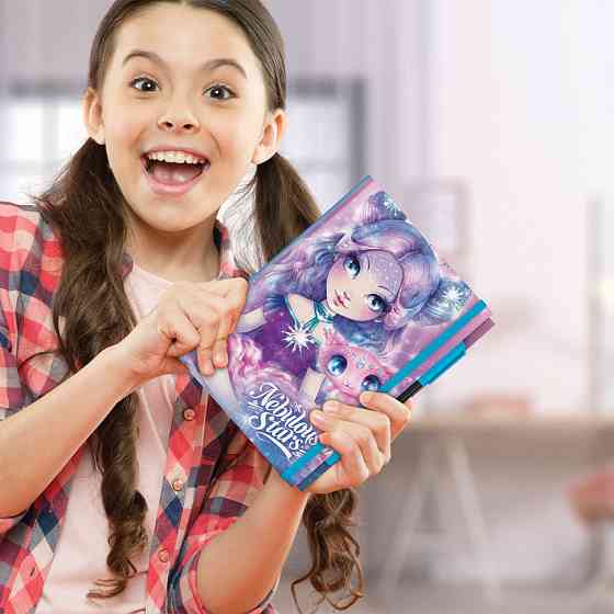 Блокнот черные листы Делюкс Небулия Nebulous Stars 11583-1 с ручкой Винница