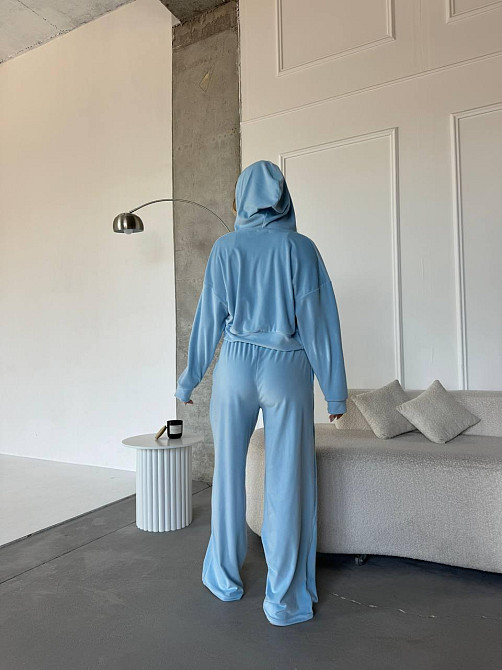 Жіночий повсякденний костюм двійка: кофта і штани велюр Одеса - фото 9