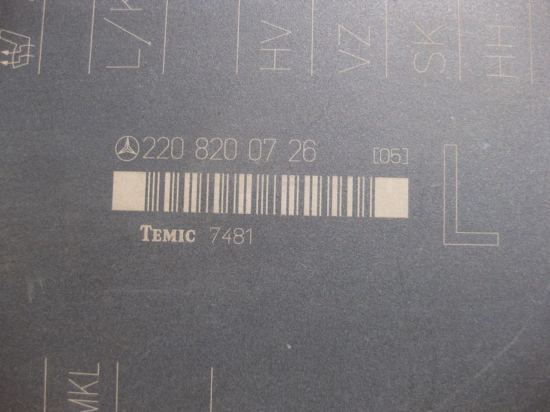 Mercedes-Benz  A2208200726 Блок керування лівого сидіння S-Class W220 Одеса - фото 3