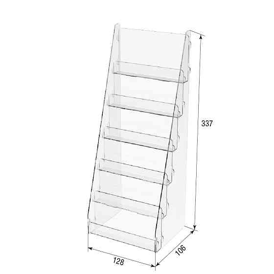 Товарна горка EKOSTAR на 6 полиць 128х106х337 Київ