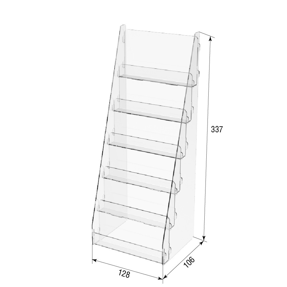 Товарна горка EKOSTAR на 6 полиць 128х106х337 Київ - фото 3