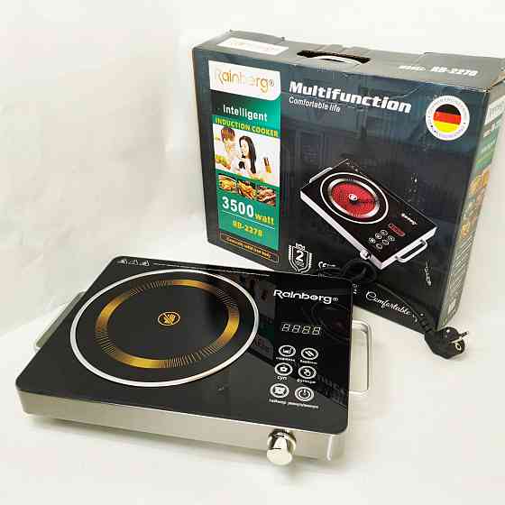 Плита бытовая переносная Rainberg RB-2278 3200Вт, Комфорка электрическая, Плита напольная мощная EN-55 Львов
