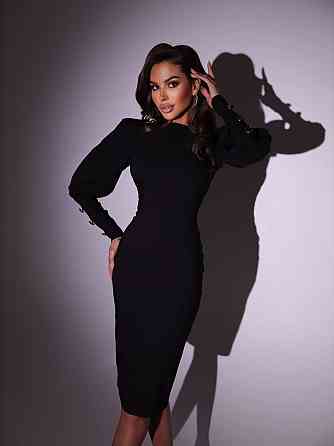 Жіноча приваблива святкова сукня креп-дайвінг Одеса