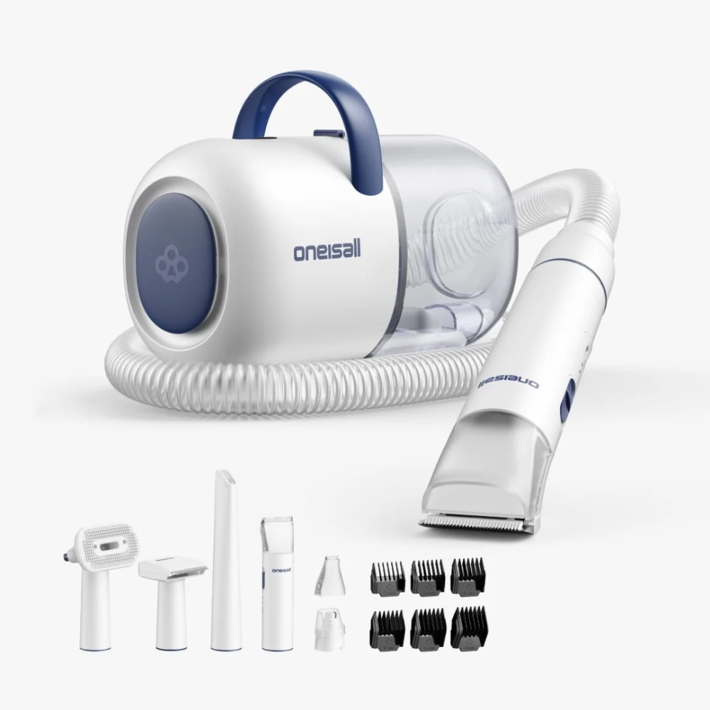 Пилосос-фен 10 кПа для грумінгу машинка для стрижки, сушіння та вичісування вовни тварин Oneisall Cozy SE2 Луцк - изображение 1