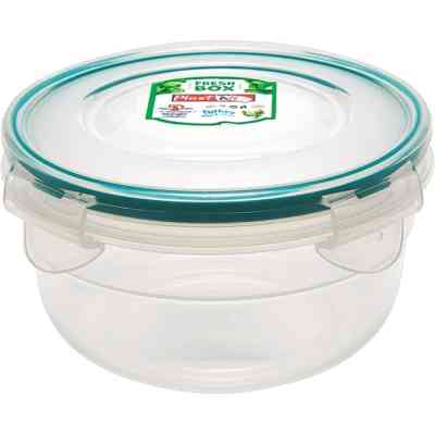 Пищевой контейнер Irak Plastik Fresh круглий 1,5 л прозорий (5226) Винница
