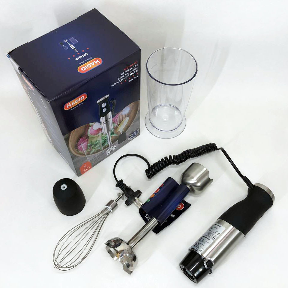 Багатофункціональний блендер Magio MG-645 1200 Вт, Занурювальний блендер для домашніх потреб MN-84 Львів - фото 11