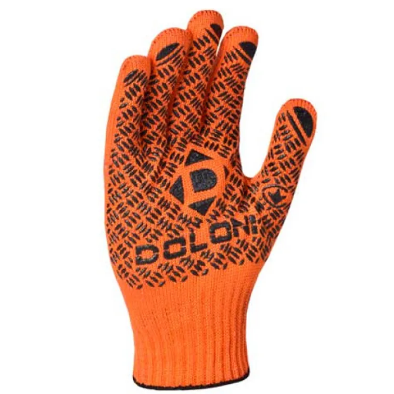 Рукавички 4470 трикотаж з двостороннім ПВХ клас 10 помаранчевий Універсал Profi ДКГ Житомир - изображение 1