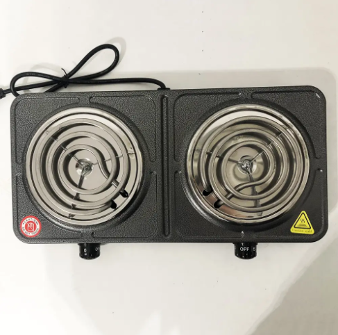 Електрична плитка EDENBERG EB-62166 з 2 спіральними конфорками 1000Вт, 5 режимів, компактна настільна модель Одеса - фото 4