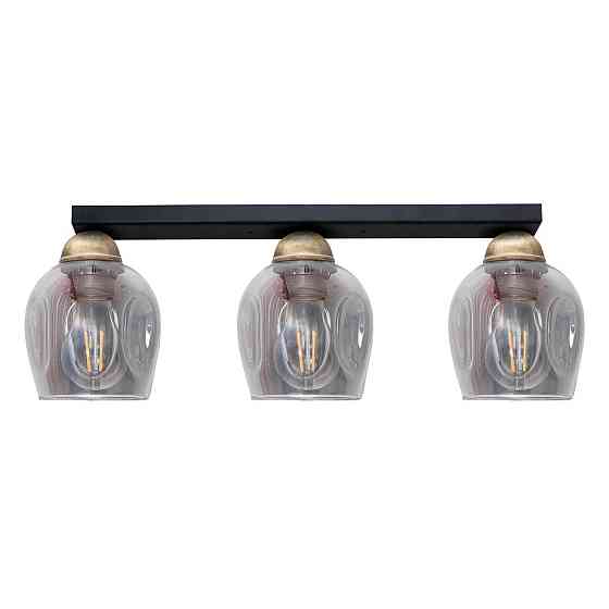 Светильник потолочный MSK Electric Enigma под три лампы PL 202411-3 BK Одесса