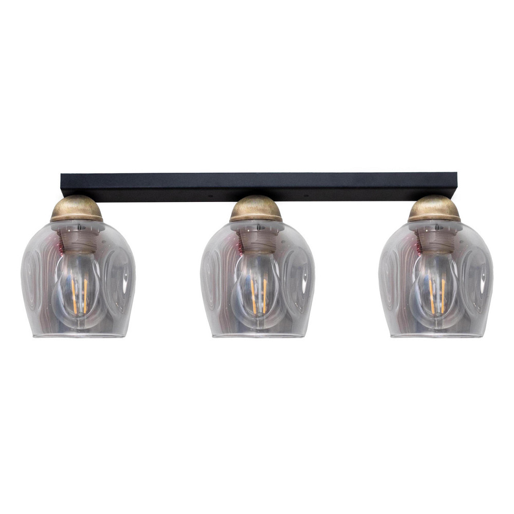 Светильник потолочный MSK Electric Enigma под три лампы PL 202411-3 BK Одесса - изображение 2