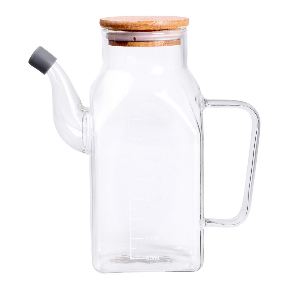 Скляна пляшка для олії 750 мл з ручкою та кришкою Київ - фото 4