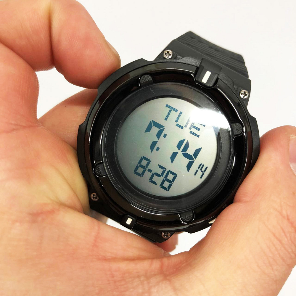 Модные наручные электронные часы SKMEI 2010BKWT BLACK-WHITE, Простые электронные часы наручные мужские QN-96 Львов - изображение 4