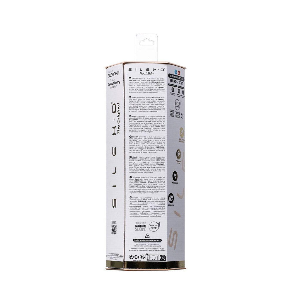 Фаллоимитатор SilexD Johnny Real Skin Flesh (7in MODEL 1), суперсофт-силикон+Silexpan, диаметр 3,8см Sex Aura Киев - изображение 10