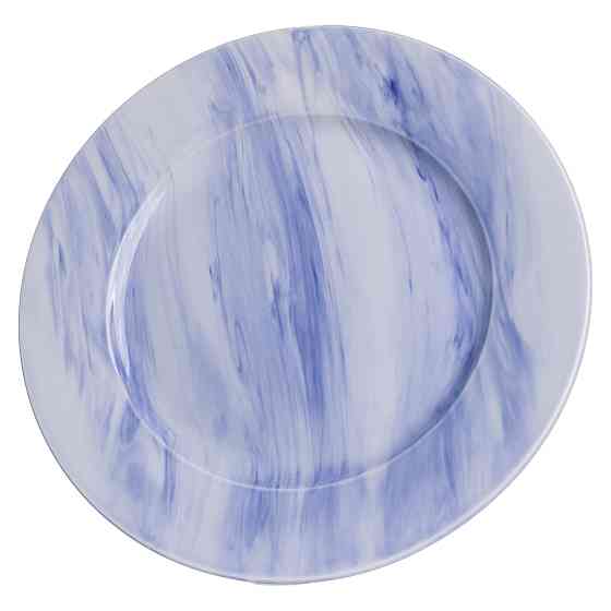 Yiwu Столовий набір посуду 24 предмети на 6 осіб Marble Clara порцеляновий Синій MD-24-3B Коломыя