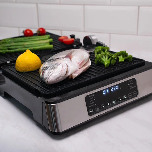 Кухонные бутербродницы, Настольный электрогриль для стейков, Сендвичница бытовая электрическая UW-55 Львов - изображение 8