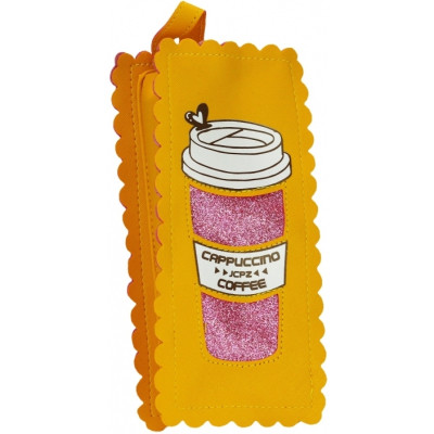 Пенал Cool For School 1 відділення Жовтий (J-2609-yellow) Вінниця - фото 1