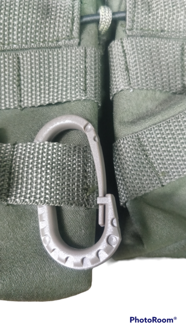 Карабін фіксатор койот пластиковий зручний для військового екіпірування та туристів. Одеса - фото 1