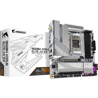 Материнська плата GIGABYTE B650M AORUS ELITE AX ICE (B650M A ELITE AX ICE) Вінниця - фото 6