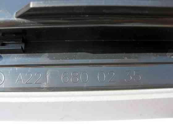 Mercedes-Benz  A2216800235 9051 Накладка порога чорна внутрішня передня права (потертий хром) S-Class W221 Одеса