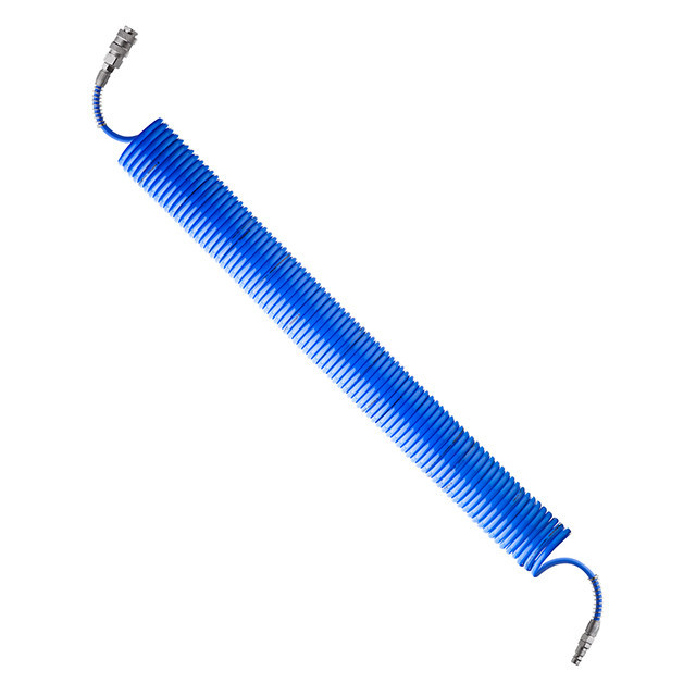 Шланг спіральний поліуретановий, 5,5×8 мм, 20 м, зі швидкороз'ємними з'єднаннями INTERTOOL PT-1709 Київ - фото 5