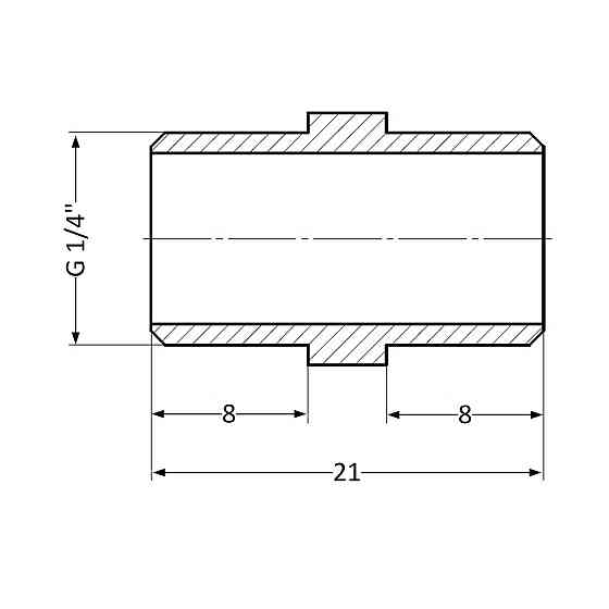 Ніпель Thermo Alliance Standart 1/4" НР SD40766 Київ
