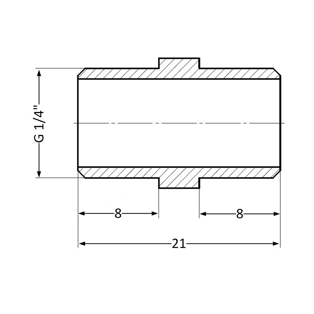 Ніпель Thermo Alliance Standart 1/4" НР SD40766 Київ - фото 2