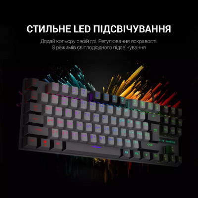 Клавиатура GamePro MK100B Blue Switch LED USB Black (MK100B) Винница - изображение 7