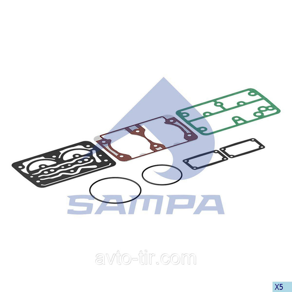 Комплект ремонтный прокладок компрессора KNORR, VOLVO FH12/16, FM7/12, B10/12 Луцк - изображение 1