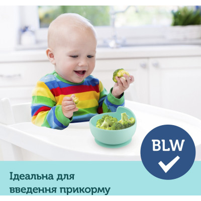 Тарелка детская Canpol babies силиконовая на присоске – бирюзовая (51/400_tur) Винница - изображение 7