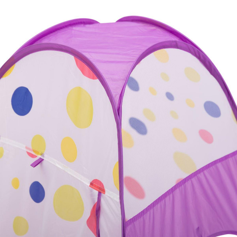 Палатка детская 3 в 1 70×70×90 см игровая палатка з тоннелем и бассейном Фиолетовая HP-S-4NDV Киев - изображение 2