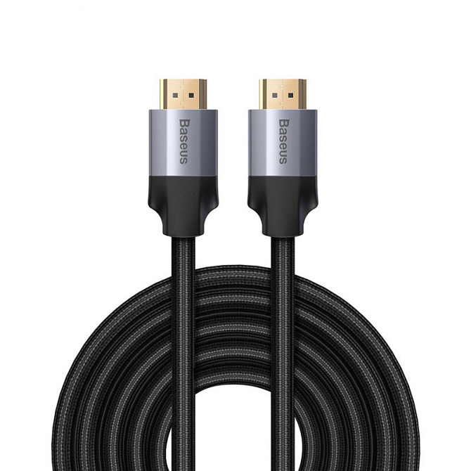 HDMI кабель Baseus CAKSX-E0G з підтримкою FullHD/4K video resolution (Чорний, 5м) Николаев - изображение 2