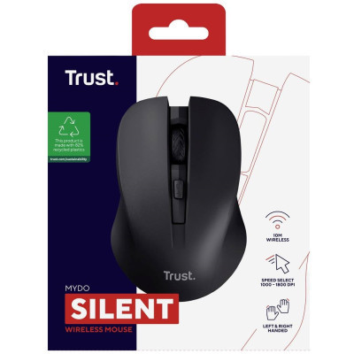 Мишка Trust Mydo Silent Wireless Black (25084) Вінниця - фото 9