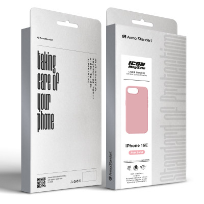Чехол для мобильного телефона Armorstandart ICON2 MagSafe Apple iPhone 16e Pink Sand (ARM83969) Винница - изображение 3