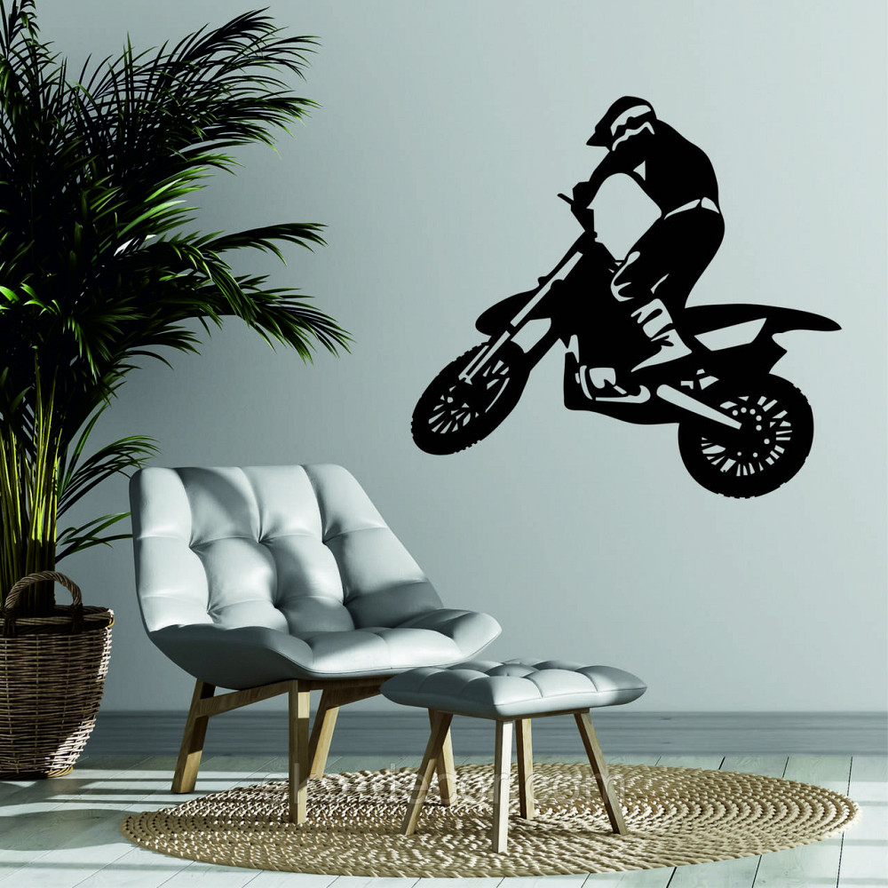 Декоративное настенное Панно «Мотоцыкл» Декор на стену Киев - изображение 1