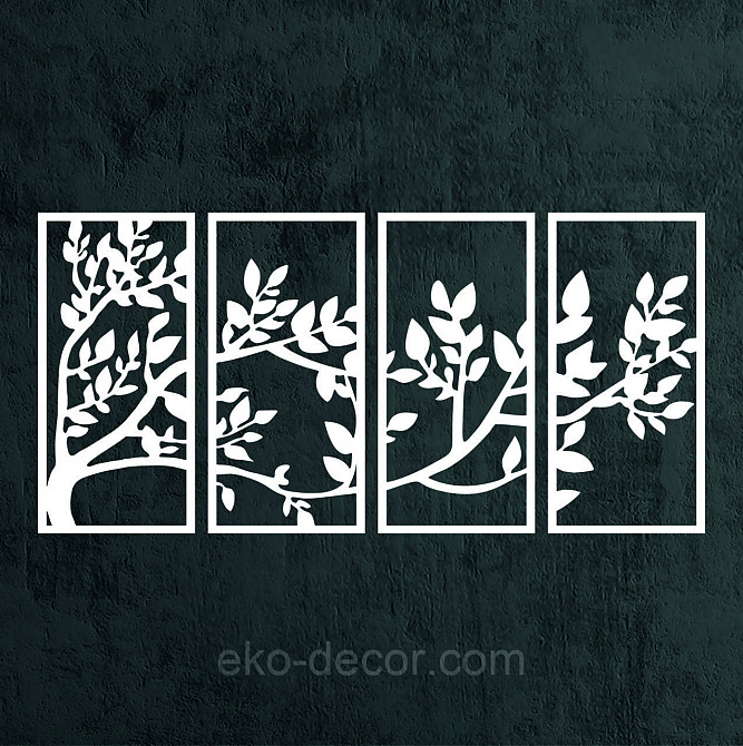 Декоративне настінне Панно «Весна», Декор на стіну 50*103 см, Білий Київ - фото 10