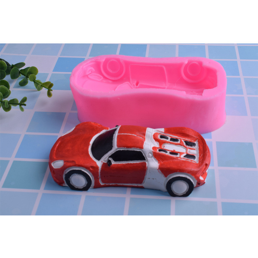 Форма силиконовая Машина 130 на 65 мм розовый Киев - изображение 8