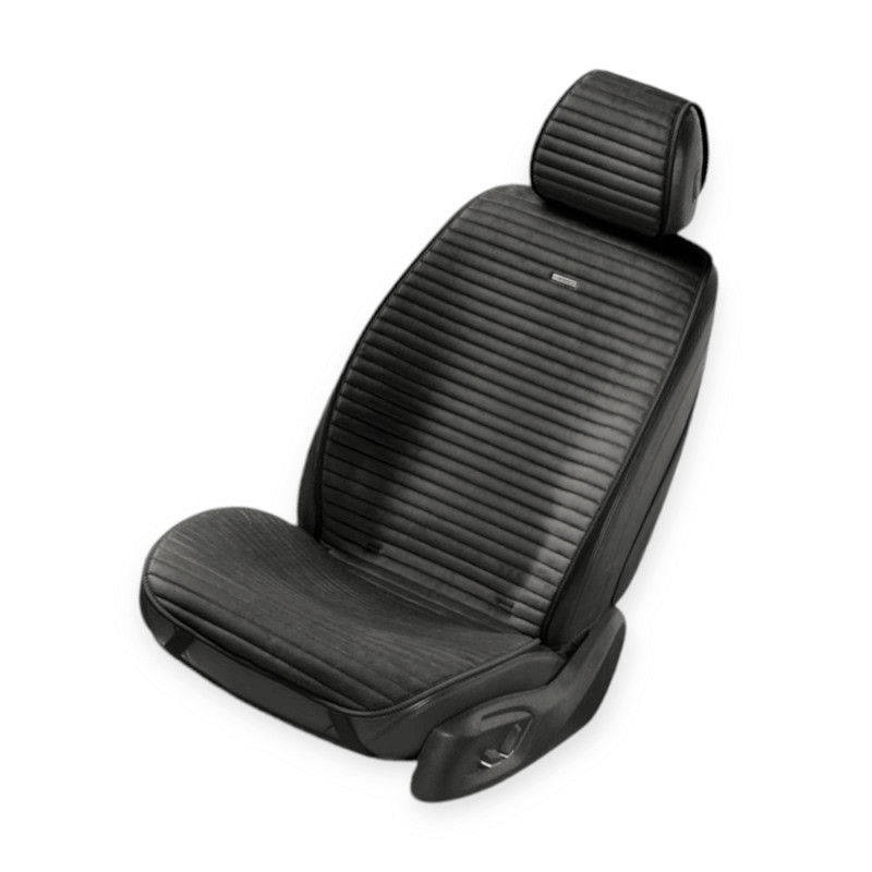 Накидки сидіння barcelona (передні) смуга чорні Мукачево - фото 1