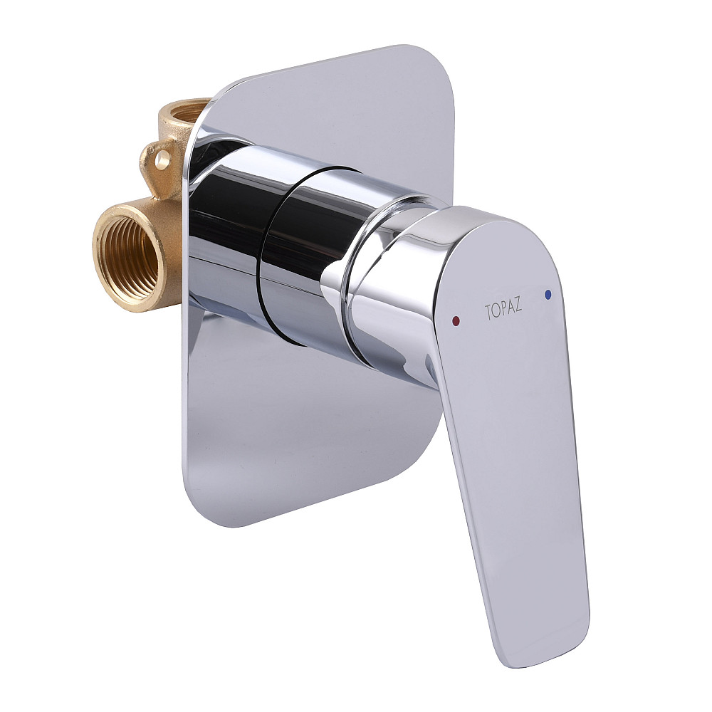 Змішувач для душу вбудований TOPAZ CAPRI TCA-15705-H43 на один вихід, без душового комплекту D35 Тернополь - изображение 2