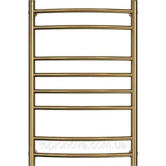 Водяна неіржавка сушарка для рушників Камелія 500х800 бронза Чернівці