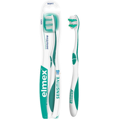 Зубная щетка Elmex Sensitive Очень мягкая для чувствительных зубов Зеленая (2172000000225) Винница - изображение 2