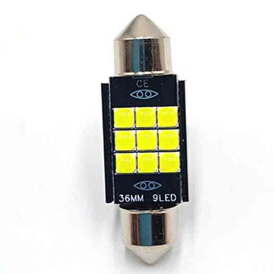 Светодиодная лампа StarLight T11 9 SMD 3030 CREE Canbus Festoon SV8.5 (C5W/C10W) WHITE 36mm 12V Харьков